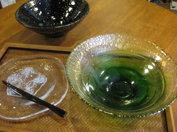 【ギヤマン　抹茶茶碗】の画像