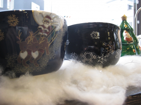 【抹茶茶碗　クリスマス】の画像