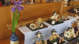 端午の節句飾りとアヤメの花 | 竹田屋漆器店 ― 愛知県岡崎市連尺通